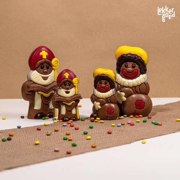 Luxe Sinterklaas en Piet (per 2 stuks)
