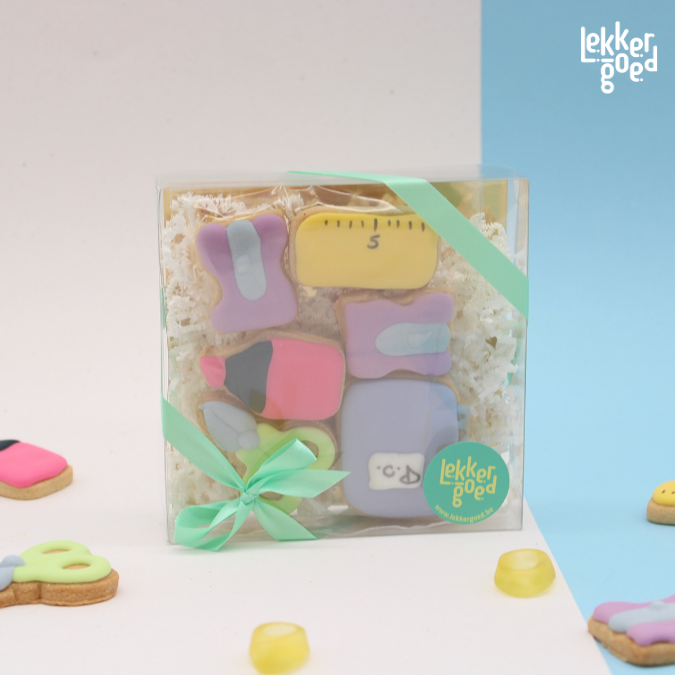 Koekjes in schoolthema