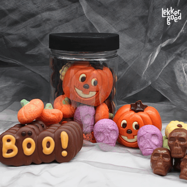 Halloween chocolate jar