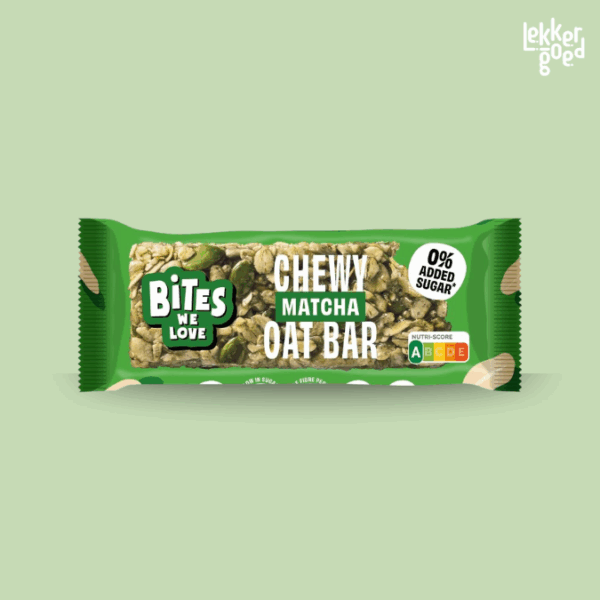 Chewy Matcha Oat Bar